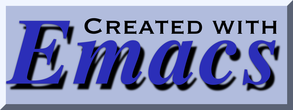Created with Emacs